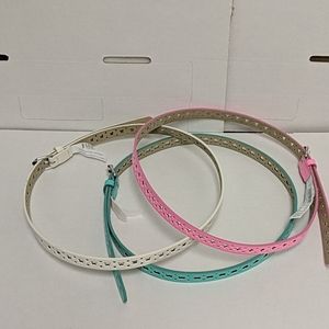 3 girls belts large